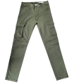 Pantalón cargo tela gabardina