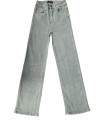 Pantalón ancho tiro alto 5 bolsillos