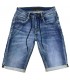 Bermuda 5 bolsillos. Tela de toalla denim elástico