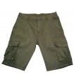 Bermuda cargo en gabardina colores.